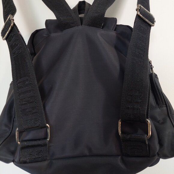 GFF Gianfranco Ferre Vintage Black Nylon Backpack - Picture 4 of 12